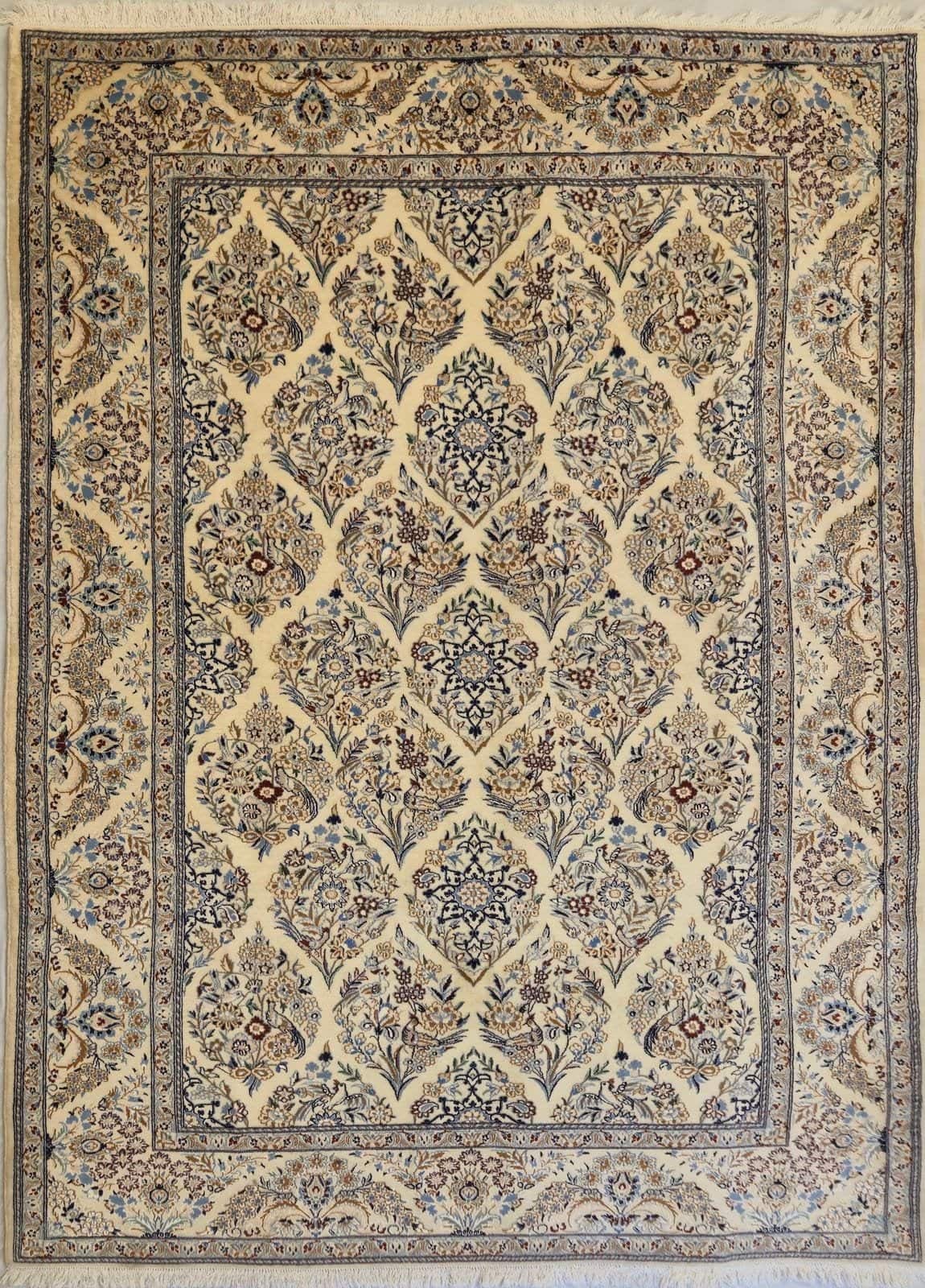 IRANIAN NAIN 6-LA HANDMADE CARPET
