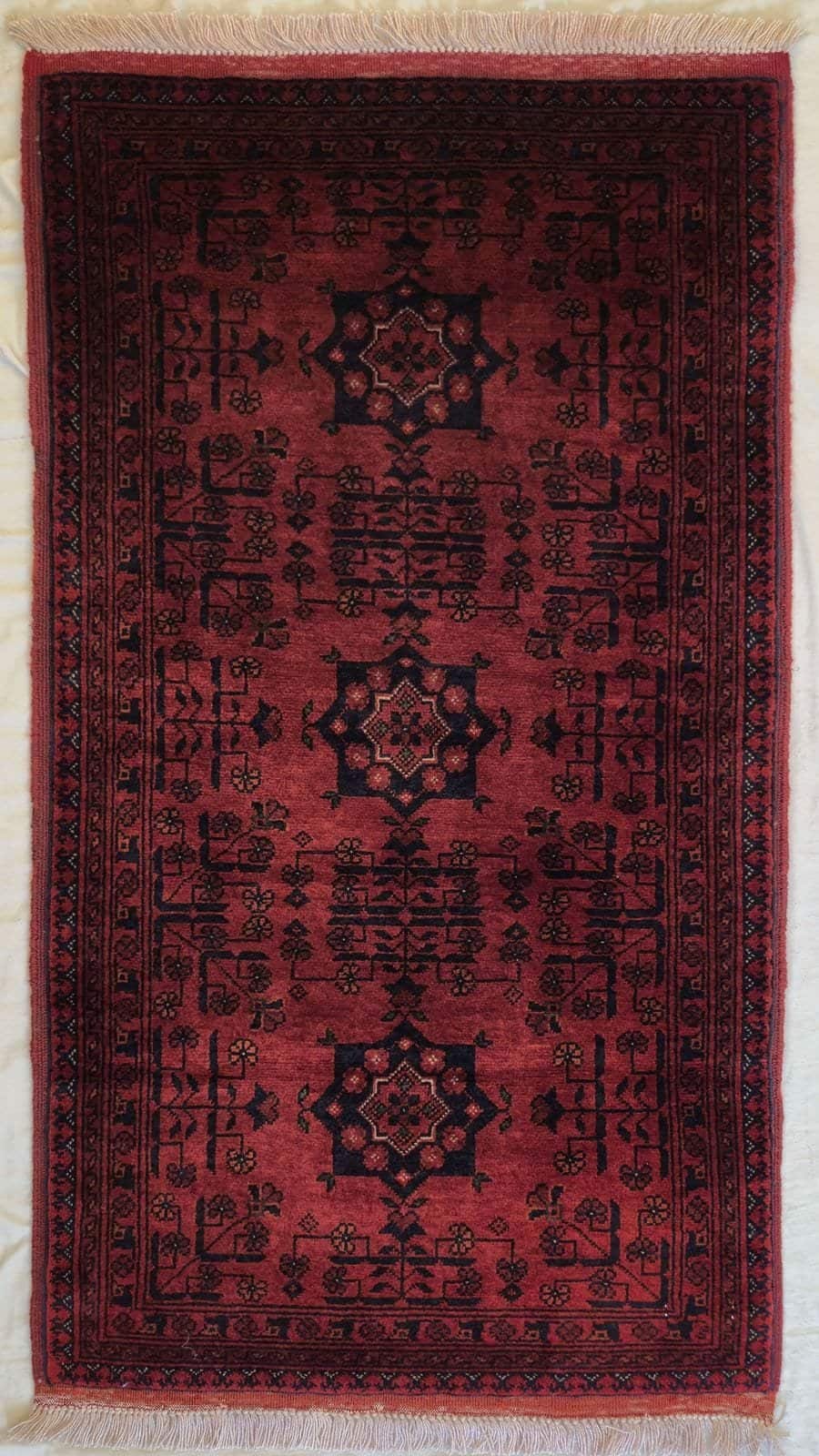 AFGHAN BELJIK HANDMADE WOOL CARPET