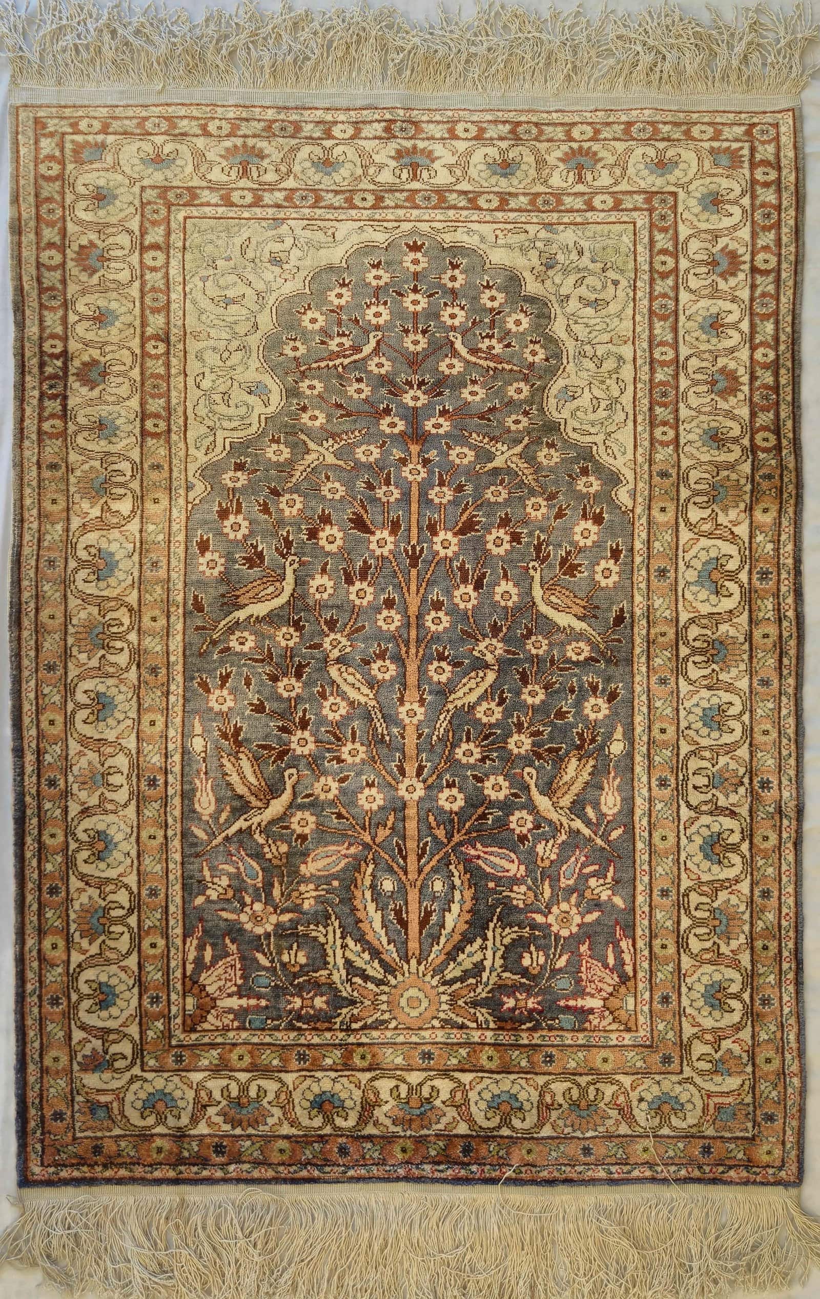 TURKISH KAYSERI SILK HANDMADE CARPET