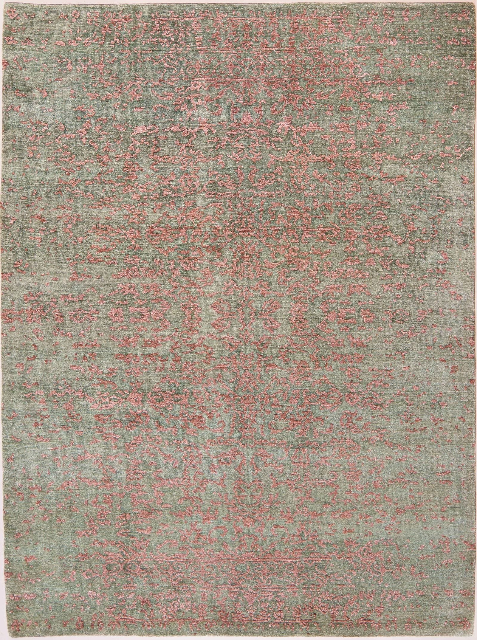 INDIAN AVANT-GARDE AUTUMN MEADOW HANDMADE CARPET