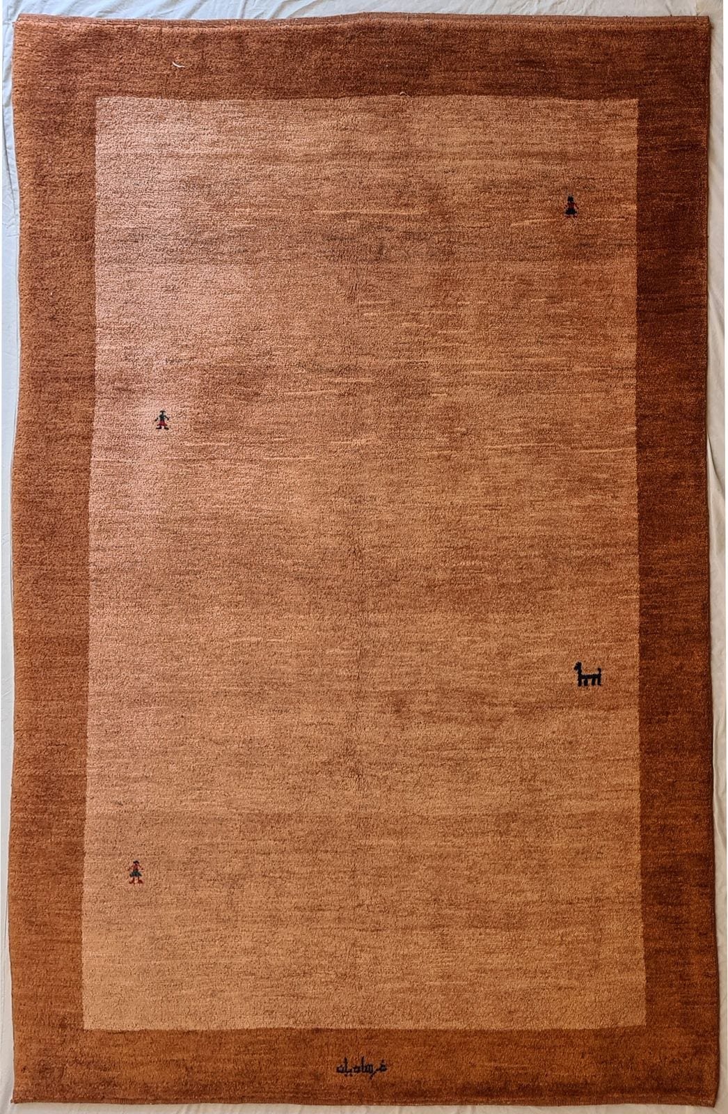 IRANIAN KASHKULI HANDMADE WOOL CARPET