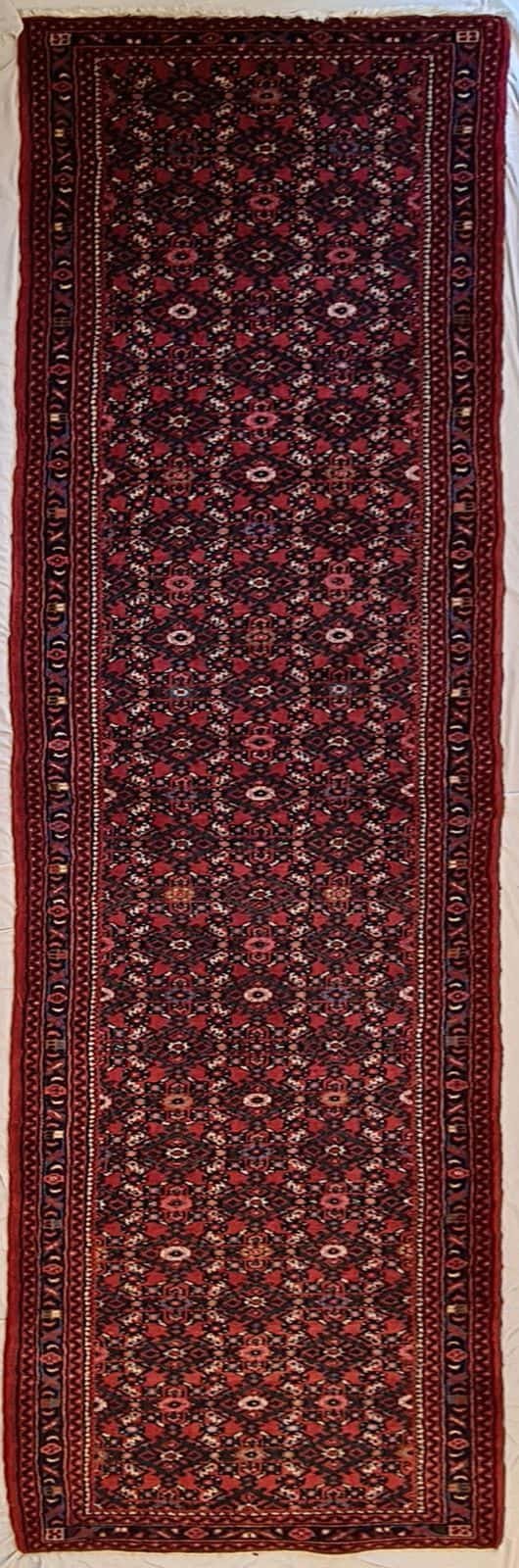 IRANIAN HAMADAN HANDMADE WOOL CARPET