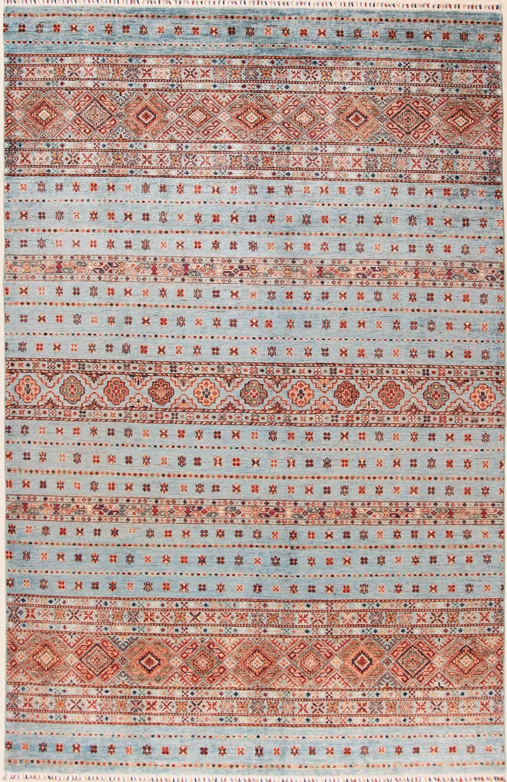 AFGHAN SHIRVAN SHAWL HANDMADE WOOL CARPET