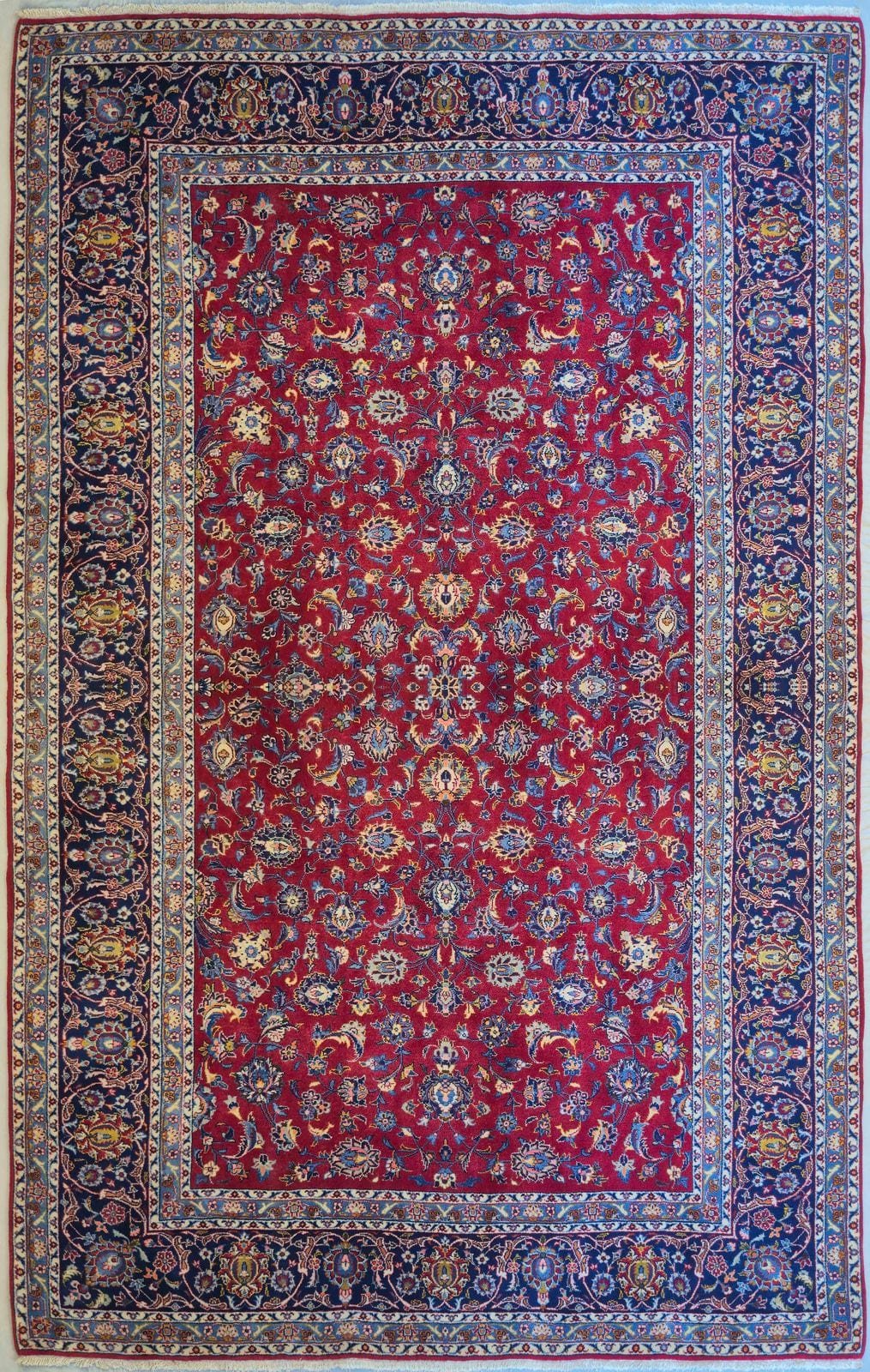 IRANIAN KASHAN HANDMADE WOOL CARPET