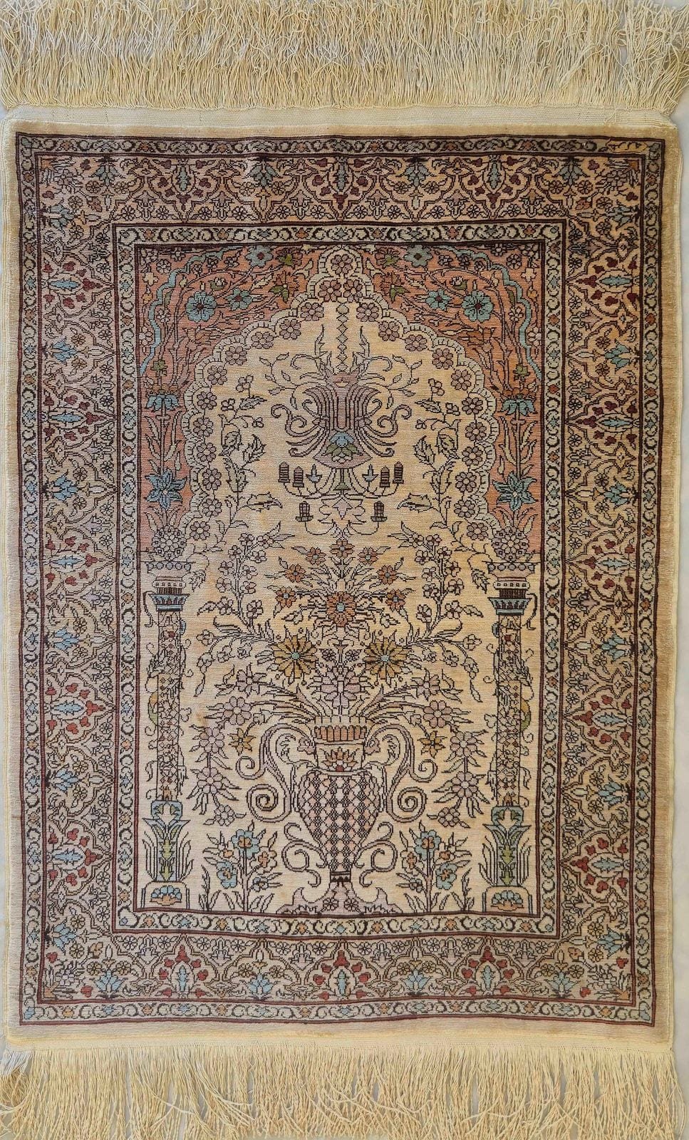 TURKISH HEREKE SILK HANDMADE CARPET
