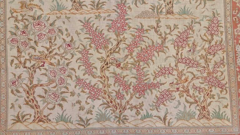 Qom Silk Back Blog